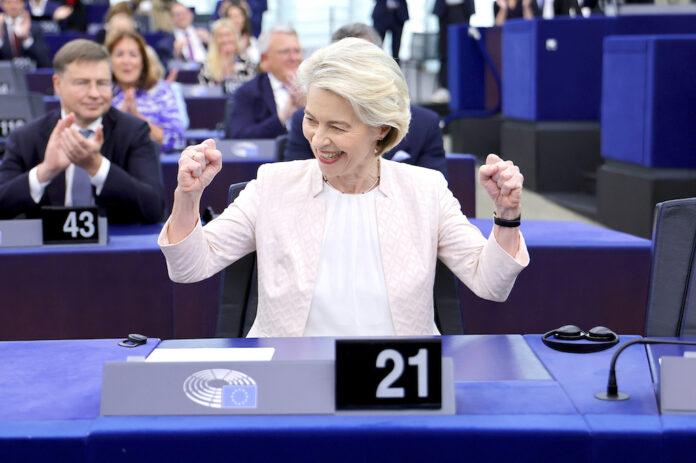 EU Parliament re-elects Ursula von der Leyen as European Commission President